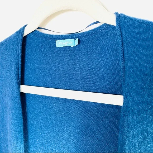 Minimalist | J McLaughlin 100% Cashmere Cardigan | Deep Blue Long Duster | XL - Picture 5 of 16